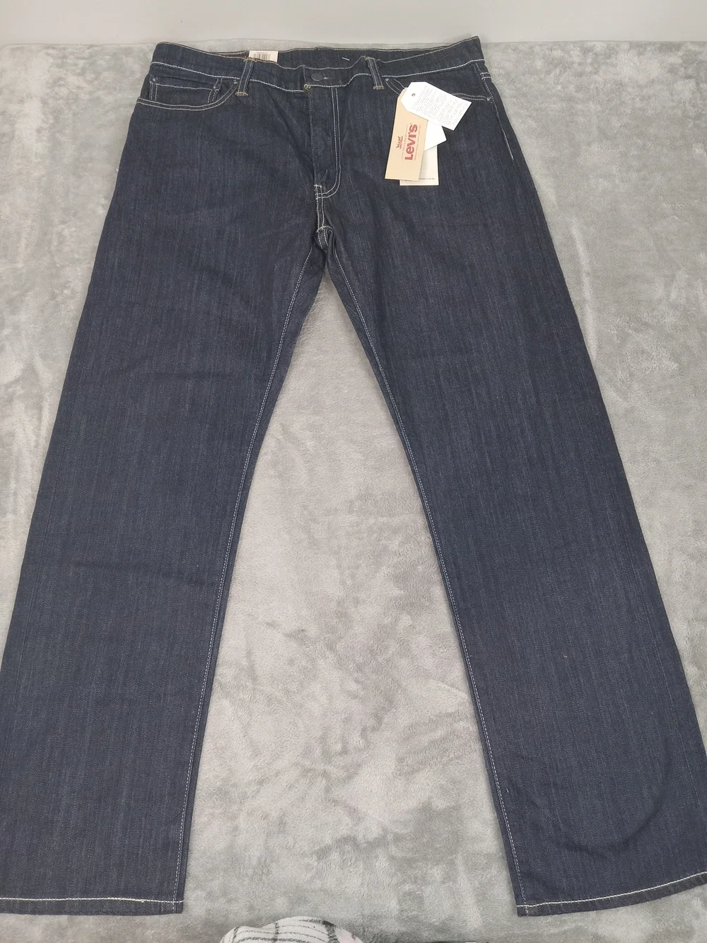 Levi's 504 Men's Straight Leg Dark Indigo Jeans Size 36x32 NWT